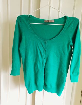 Chaqueta básica verde S