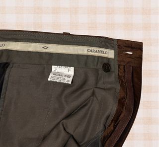 Traje ceremonia Caramelo