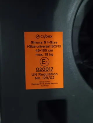 Silla coche Cybex Sirona i-Size
