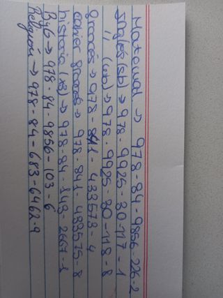 Libros 4ESO