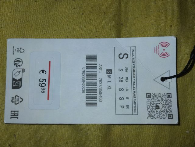 Cazadora borreguillo Zara - Talla S