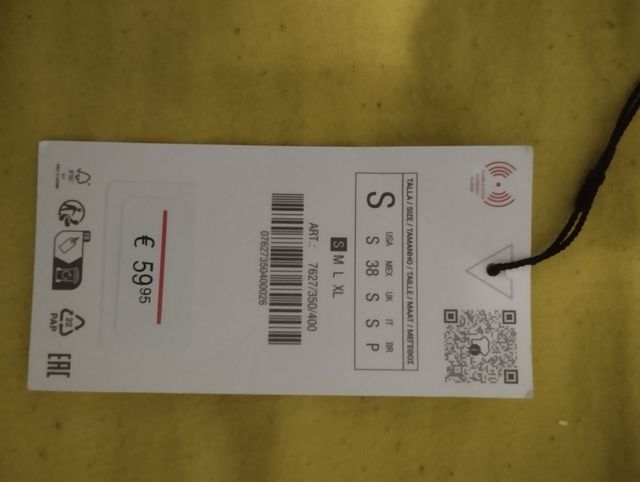 Cazadora borreguillo Zara - Talla S