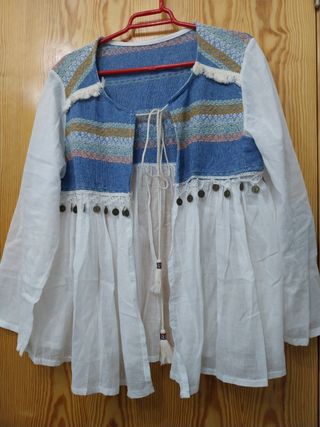 Chaqueta boho chic talla L
