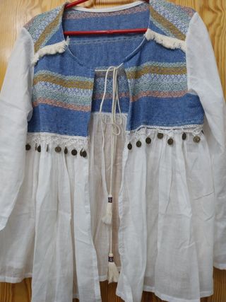 Chaqueta boho chic talla L
