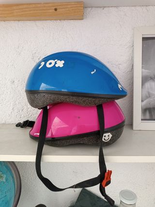 Casco bici niño/niña BTWIN rosa