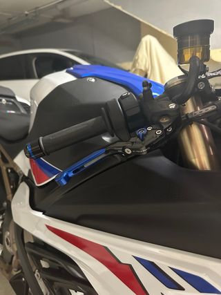 Manetas y contrapesos BMW S1000RR azules