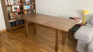 Mesa extensible de madera nogal Banak