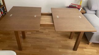 Mesa extensible de madera nogal Banak