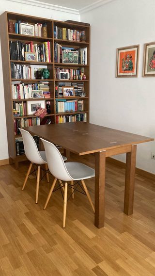 Mesa extensible de madera nogal Banak