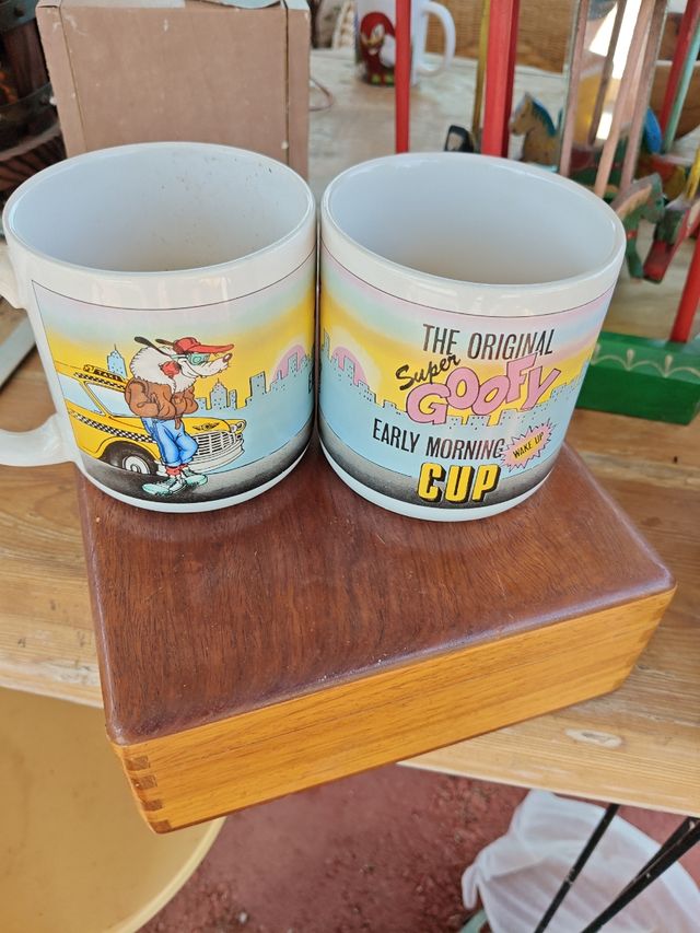 Tazas Goofy Disney: ¡2 tazas!