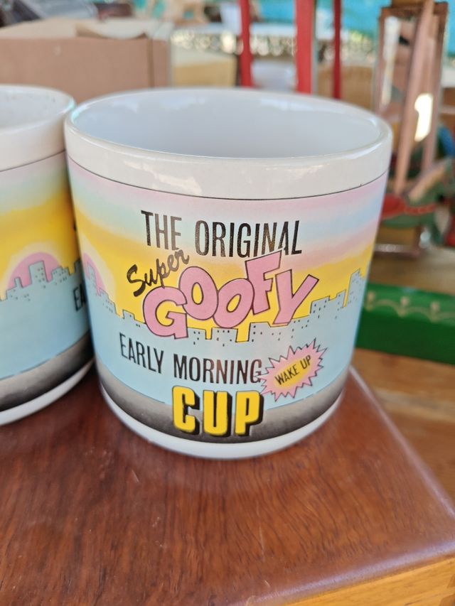 Tazas Goofy Disney: ¡2 tazas!