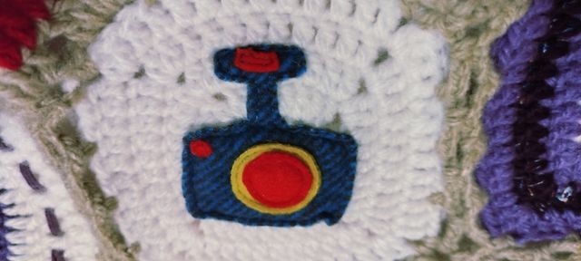 MANTA DE GANCHILLO ARTESANAL