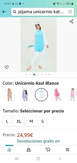 Kigurumi Unicornio - Pijamas Entero