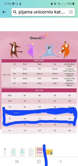 Kigurumi Unicornio - Pijamas Entero