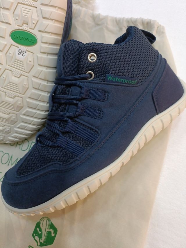 Botas Saguaro azul marino, talla 36