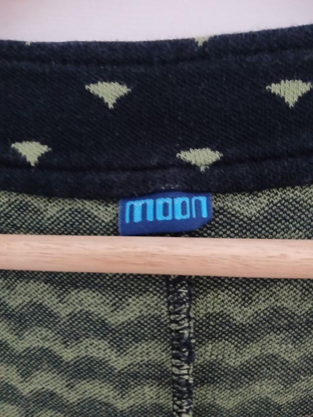 Vestido pichi M - Negro y Verde.