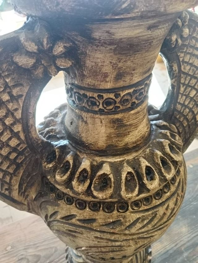 Jarrón cerámico artesanal