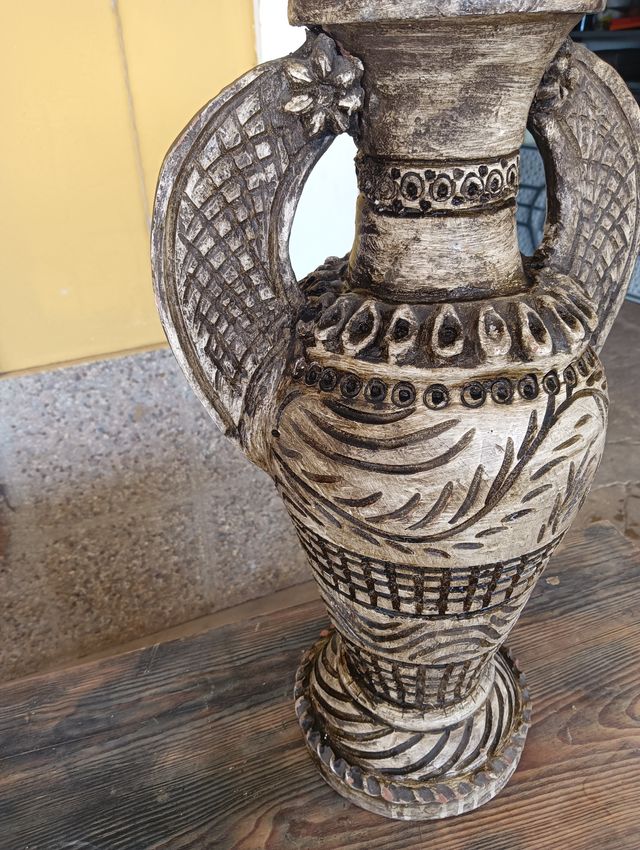 Jarrón cerámico artesanal