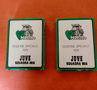Carte da Gioco Juve - Squadra Mia Modiano 