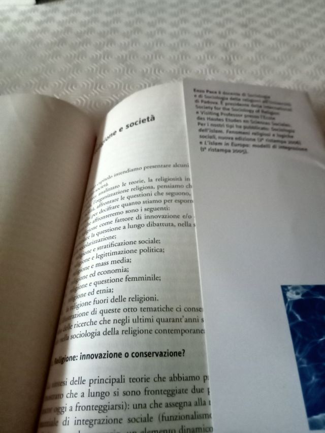 Introduzione alla sociologia delle religioni