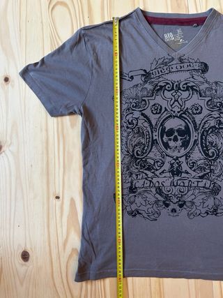 Camiseta calavera Retro Estilo Rock