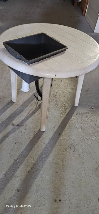 Mesa fregadero camping - parcela