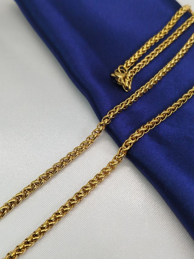 Cadena cordón 3mm de acero inoxidable