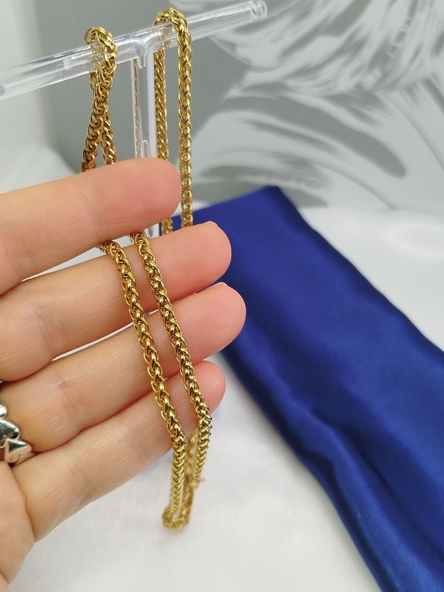 Cadena cordón 3mm de acero inoxidable