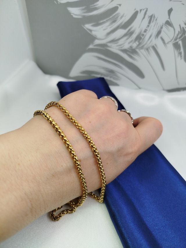 Cadena cordón 3mm de acero inoxidable