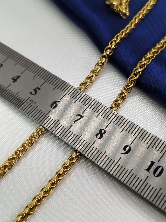 Cadena cordón 3mm de acero inoxidable