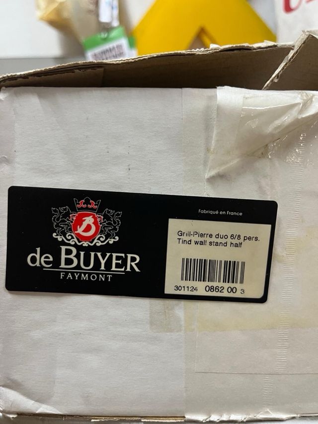 Grill piedra natural De Buyer - NUEVO en caja