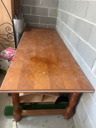 Mesa madera maciza antigua