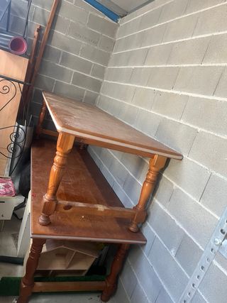 Mesa madera maciza antigua