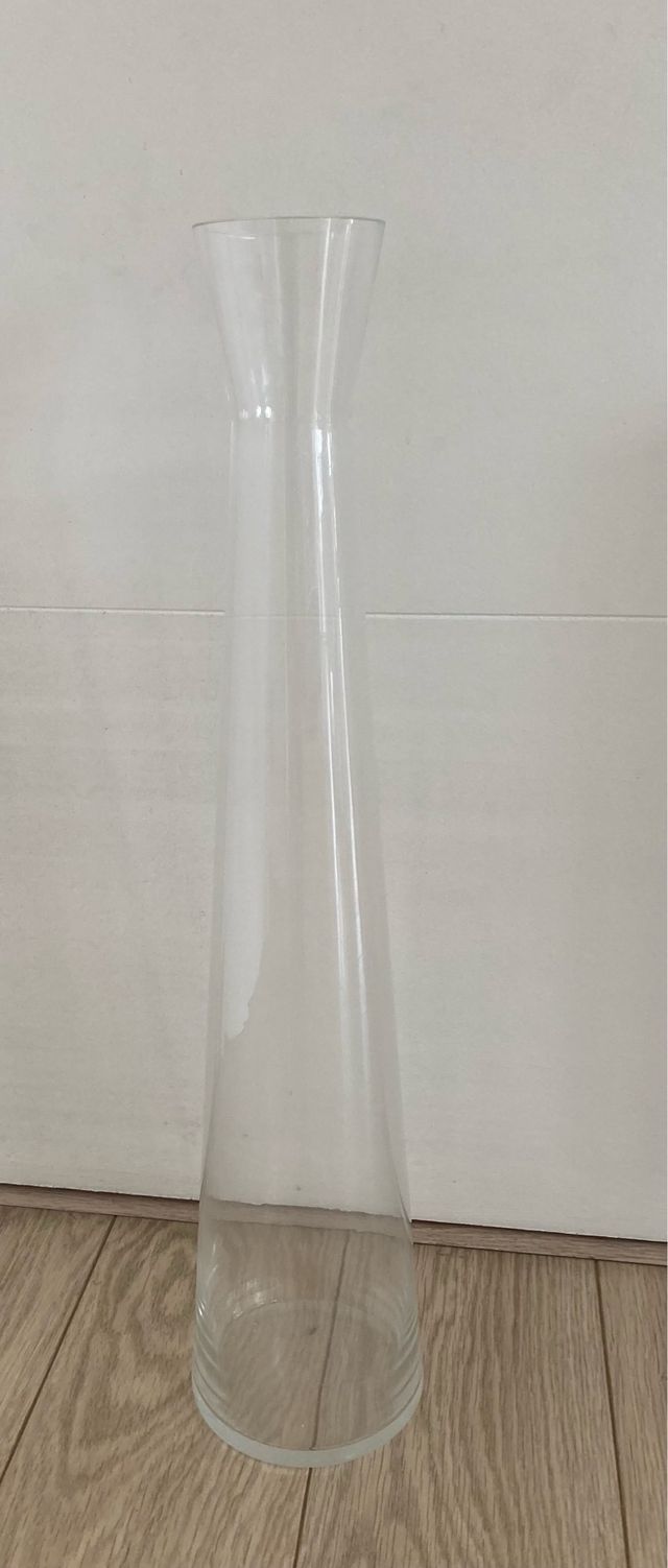 Jarrón cristal transparente