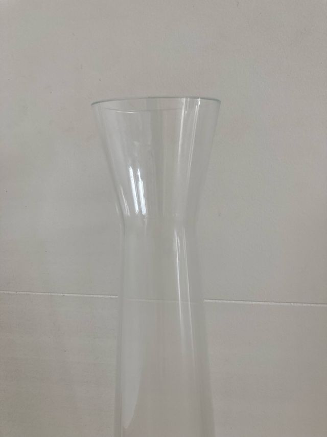 Jarrón cristal transparente