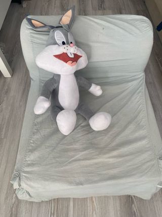 Puff cama infantil - Azul Gris
