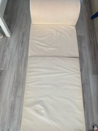 Puff cama infantil - Azul Gris