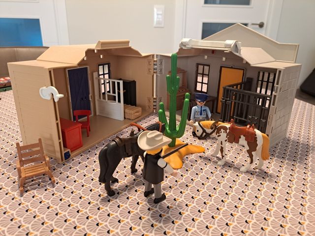 Playmobil Western Sheriff: Prigione e accessori