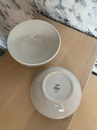 Ciotole Richard Ginori, oro e bianco