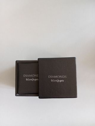 Anillo oro blanco diamante El Corte Inglés