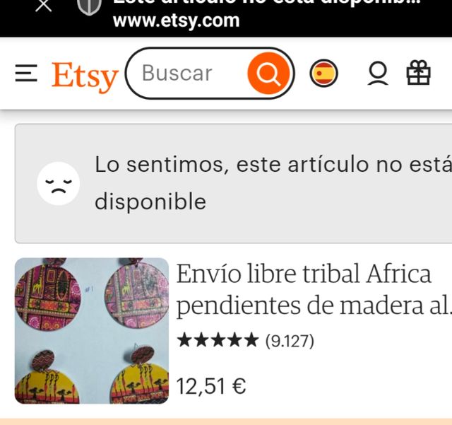 Pendientes madera étnicos - Nuevos