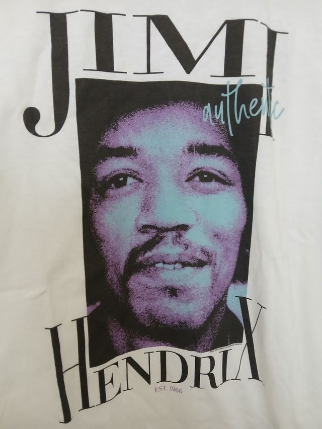 Camiseta Jimi Hendrix Vintage.