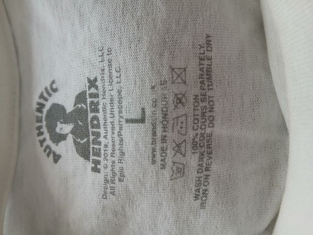 Camiseta Jimi Hendrix Vintage.