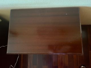 Mesita noche madera maciza 4 cajones