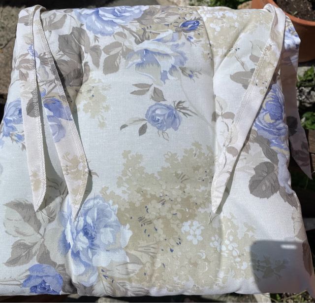 Cuscini sedia - Beige & Blu