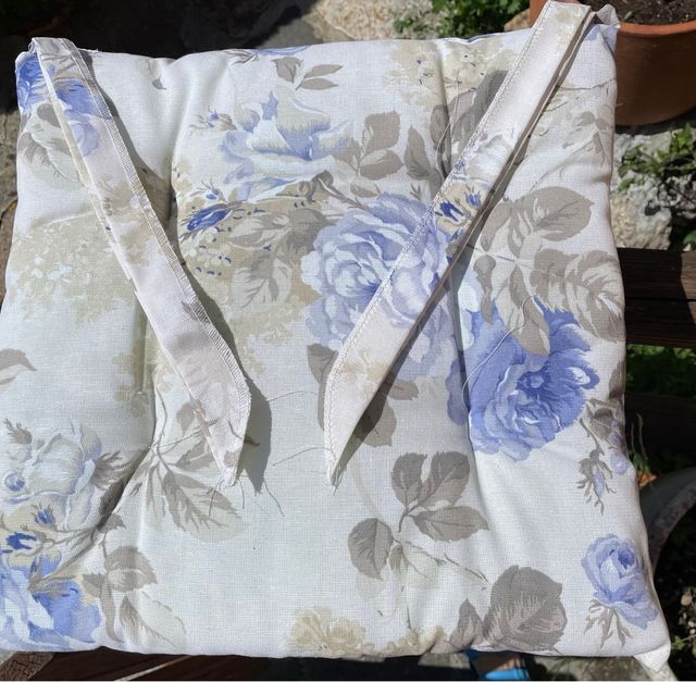 Cuscini sedia - Beige & Blu