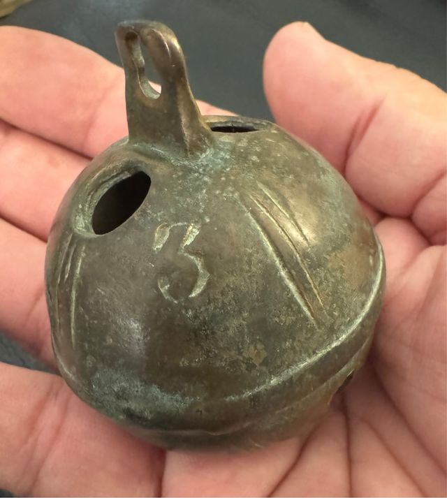 Campana bubbolo  bronzo antica n.3