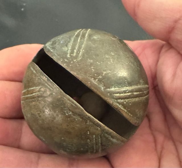 Campana bubbolo  bronzo antica n.3