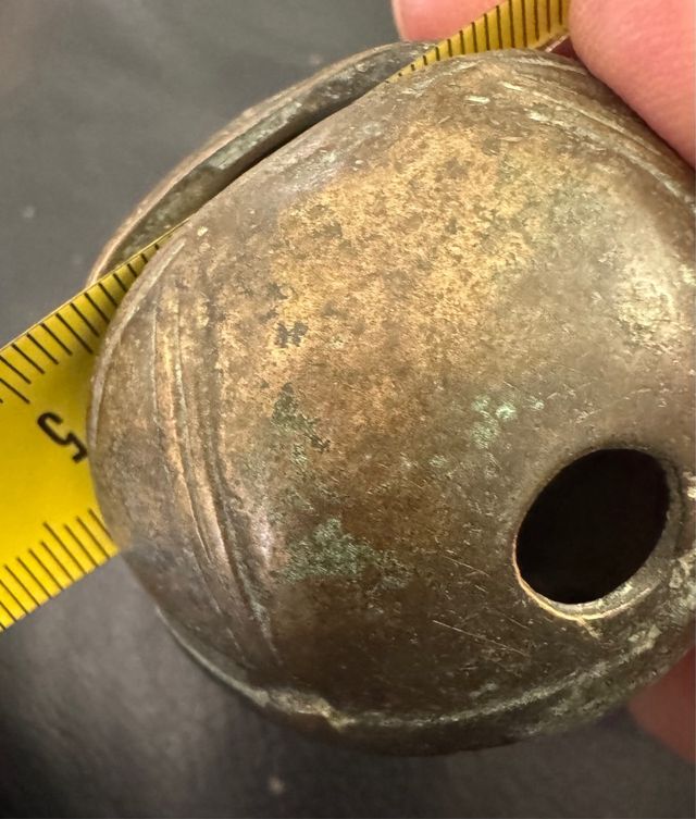 Campana bubbolo  bronzo antica n.3