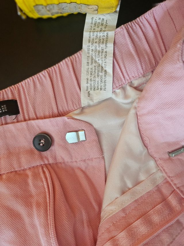 Pantalones Zara rosa XS